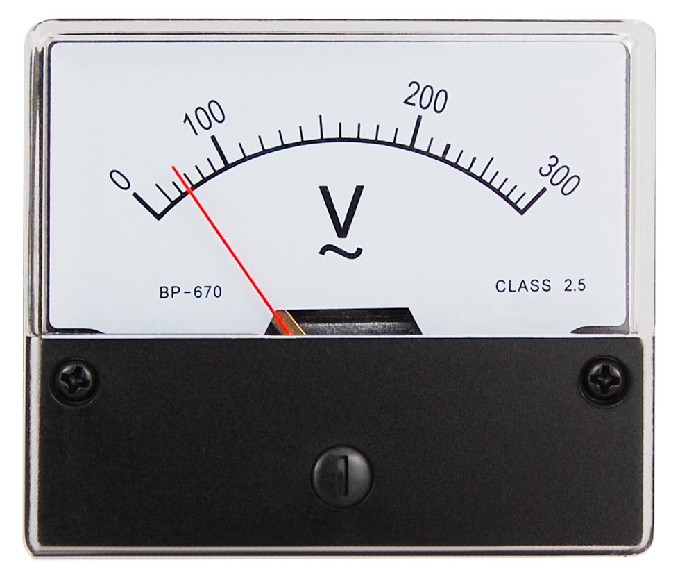 Messinstrumente Voltmeter und Amperemeter Analog