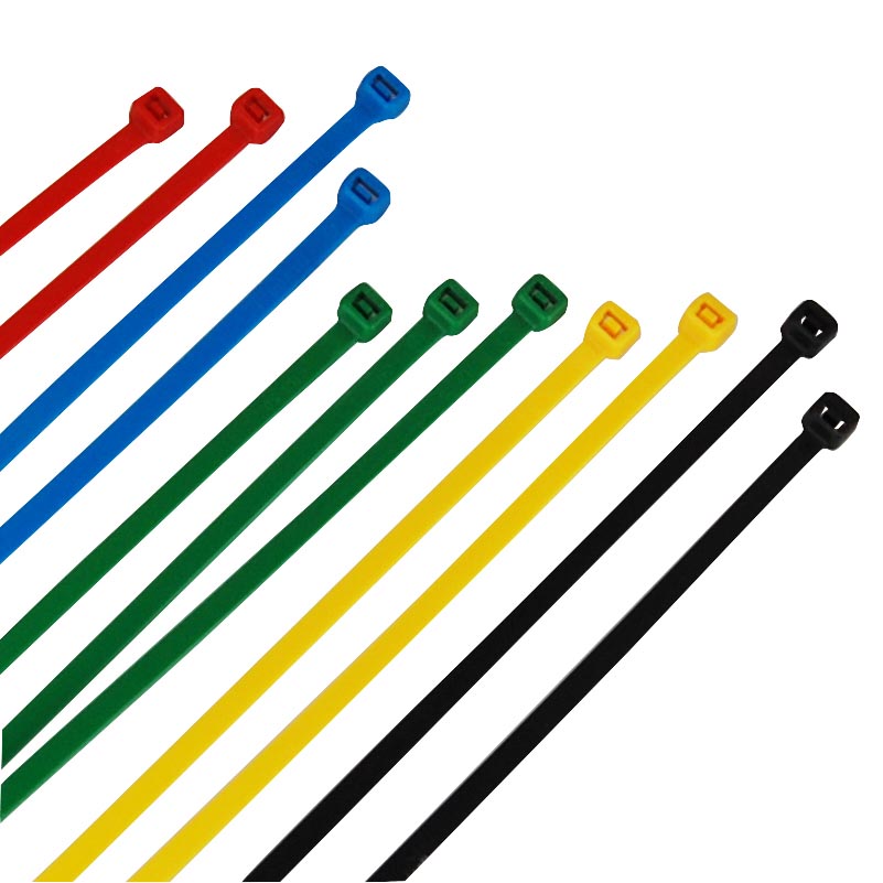 Blanko Kabelbinder-Set in 5 Farben, 200 x 4,8 mm