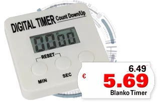 Blanko Timer Angebot