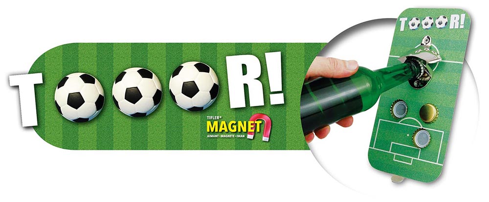 Magnetischer Fussball Flaschenoeffner